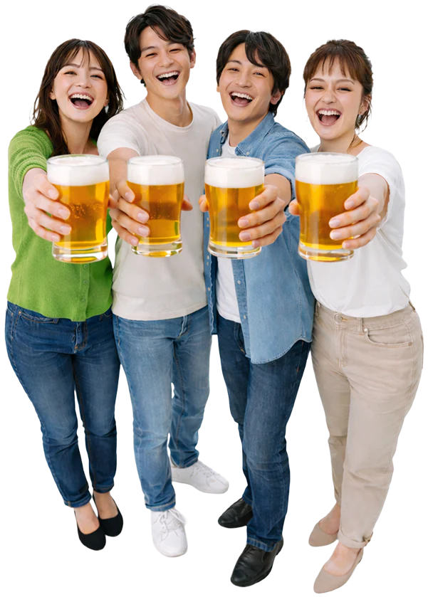 People celebrating at Japan Hopfest